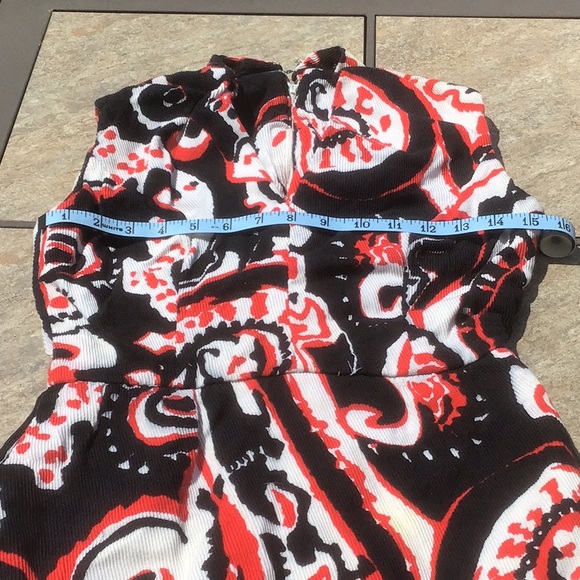 Vintage red and black dress - Picture 11 of 15